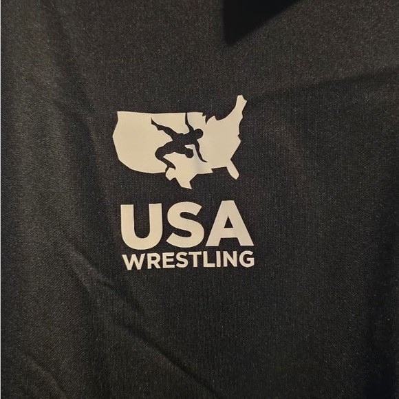 Nike Black USA Wrestling Tee - Picture 9 of 16